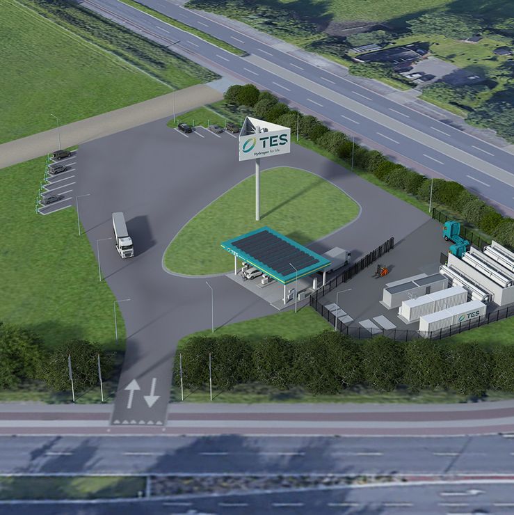 2Ekinetix waterstof tankstation TES Willemshaven 2023 2